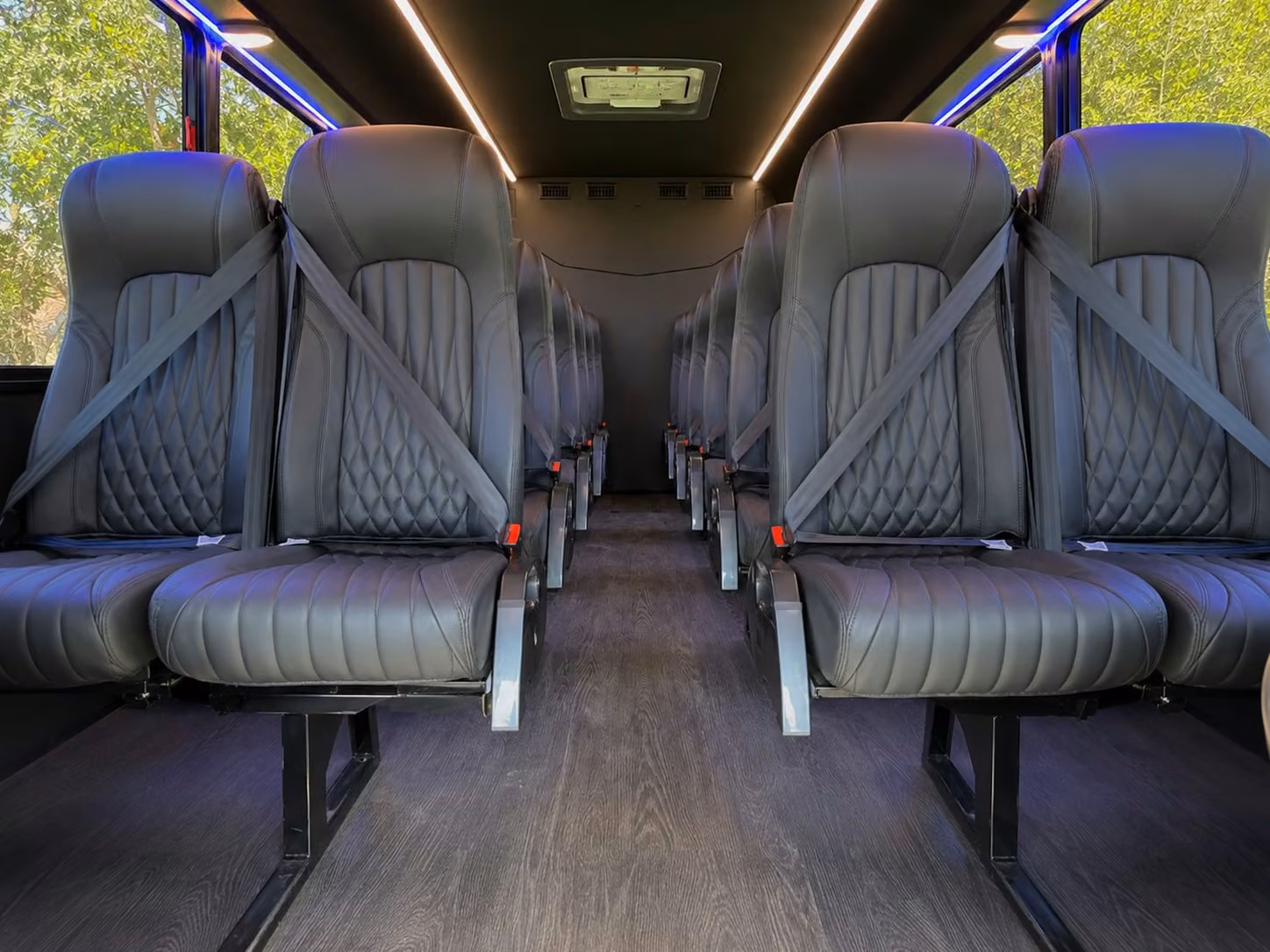 18 passenger minibus inside