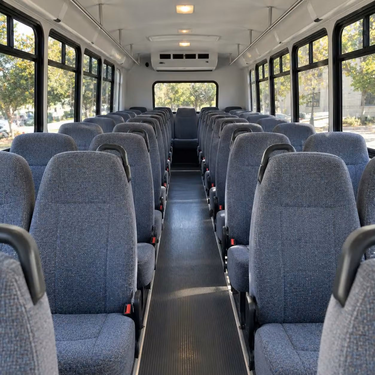 30 passenger minibus inside