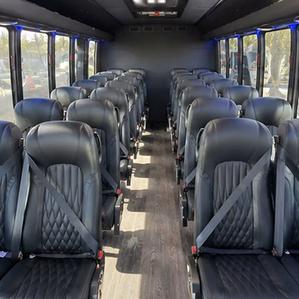 35 passenger minibus inside
