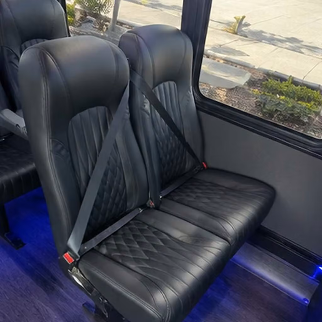 35 passenger minibus interior