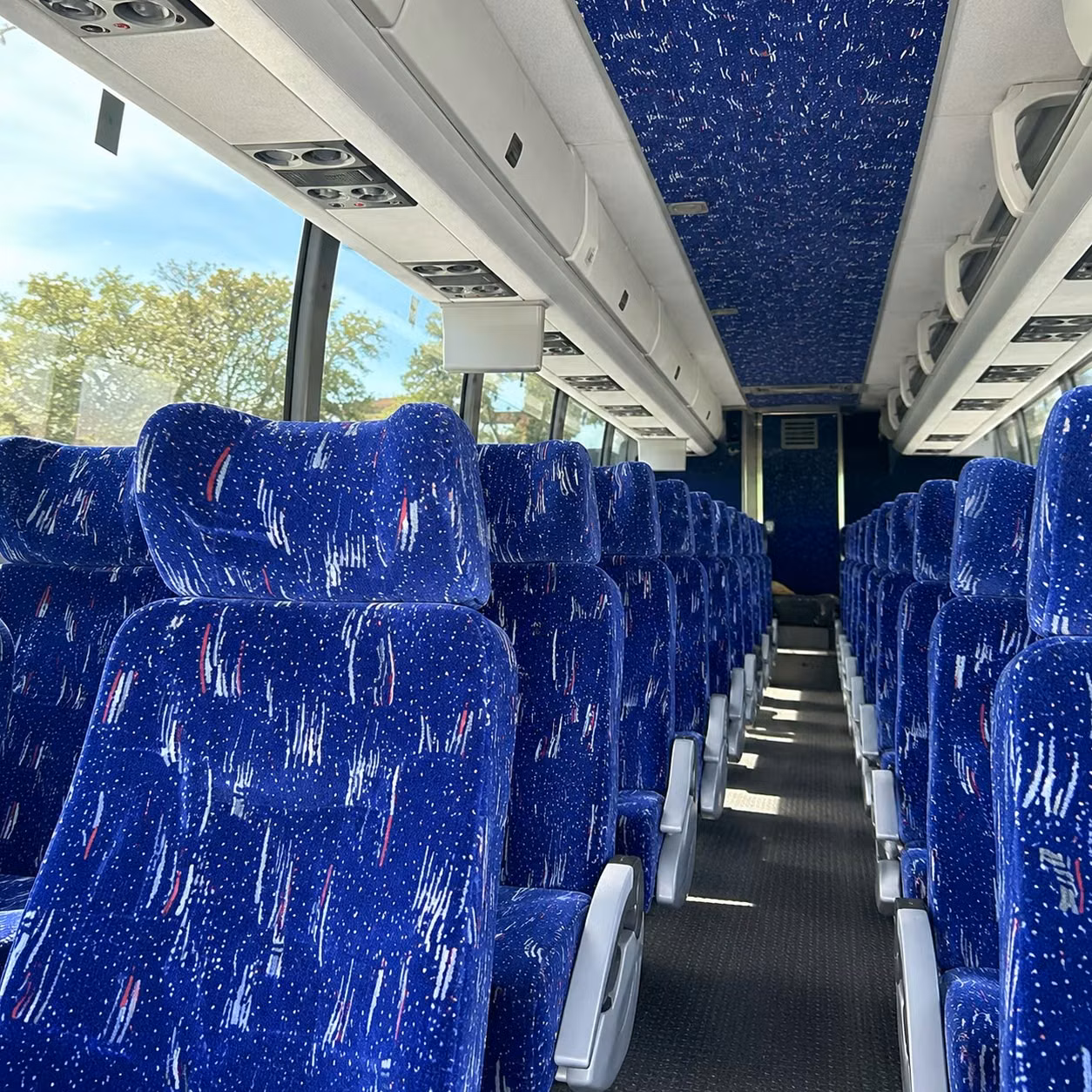 billings charter bus interior gallery